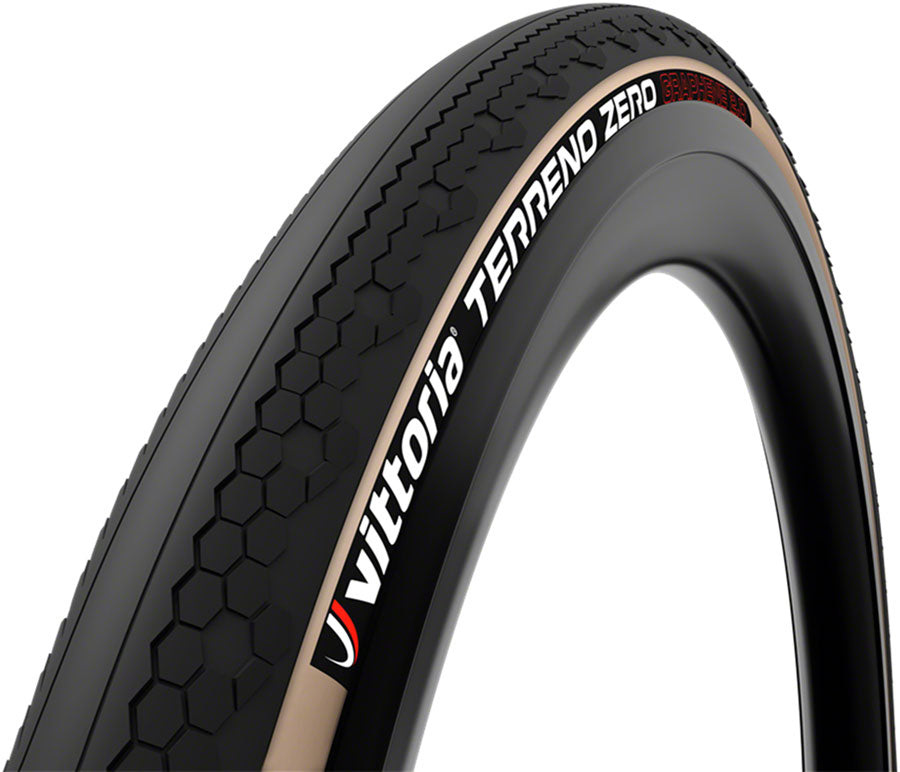 Vittoria Terreno Zero Tire - 700 x 47, Tubeless, Folding, Black/Tan ,<(>,<)> TNT, G2.0
