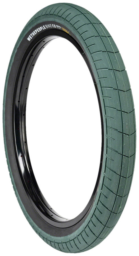 Tegenhanger Boodschapper Krachtig We The People Activate Tire - 20 x 2.4", 100psi, Green/Black – Velo Mine