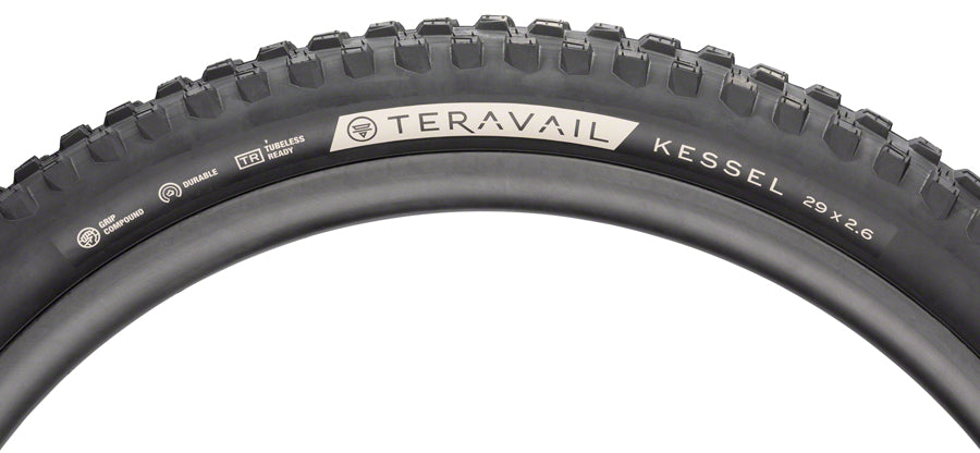Teravail Kessel Tire - 29 x 2.6, Tubeless, Folding, Black, Durable