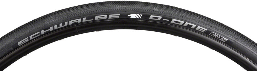 Schwalbe G-One Speed Tire - 700 x 35, Tubeless, Folding, Black, V-Guard, Addix