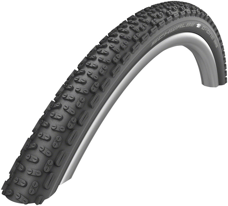 Schwalbe G-One Ultrabite Tire - 700 x 38, Tubeless, Folding, Black