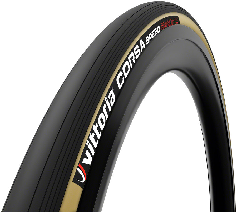 Vittoria Corsa Speed Tire - 700 x 25, Tubular, Folding, Black/Para, G2.0