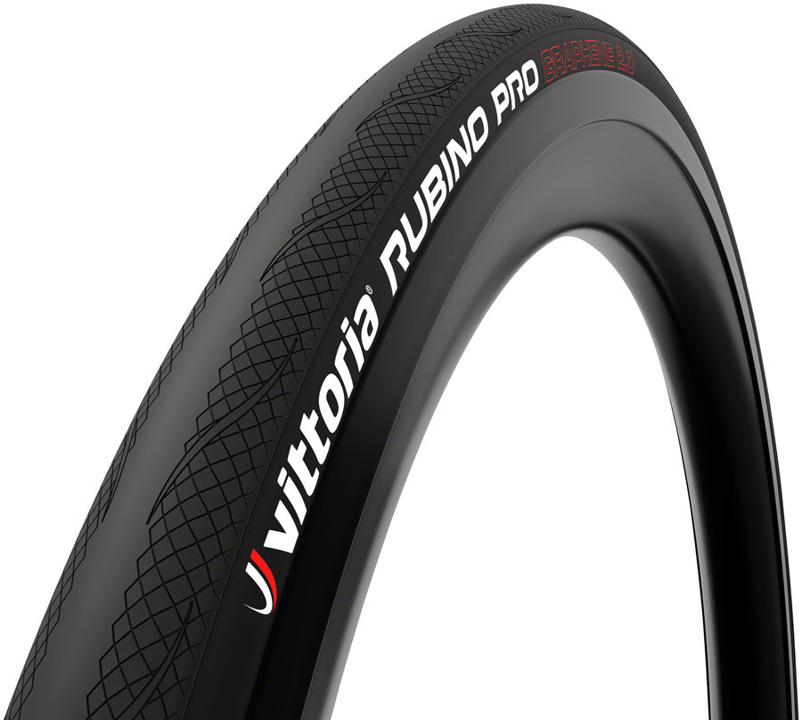 Vittoria Rubino Pro Tire - 700 x 23, Clincher, Folding, Black, G2.0