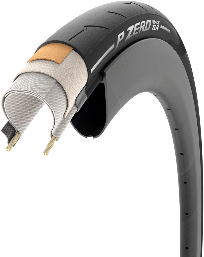 Pirelli P ZERO Race TLR Tire - 700 x 26, Tubeless, Folding, Black, TechWall+, SmartEvo