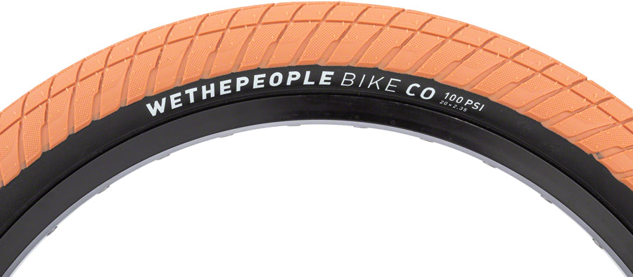 We The People Overbite Tire - 20 x 2.35, Clincher, Wire, Gum/Black