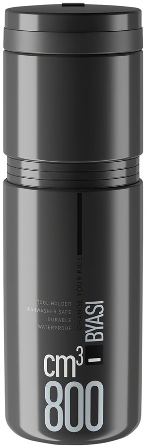 Elite SRL Byasi Bottle Cage Storage Keg - .8 L, Dark Gray