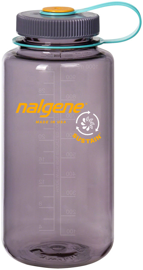 Nalgene Sustain Water Bottle - 32oz, Wide Mouth, Aubergine