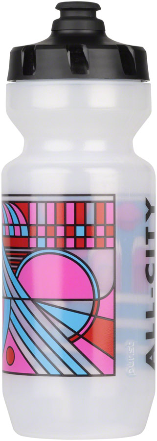 All-City Parthenon Party Purist Water Bottle - Pink, Red, Blue, Black, 22oz