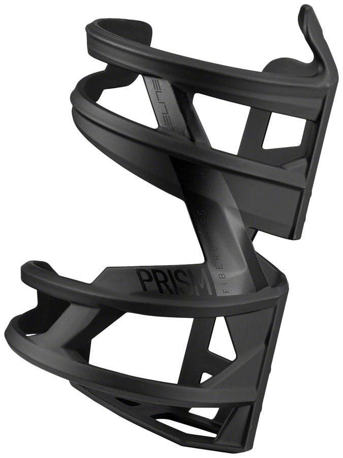 Elite SRL Prism Side-Entry Water Bottle Cage - Left, Matte Black Graphic
