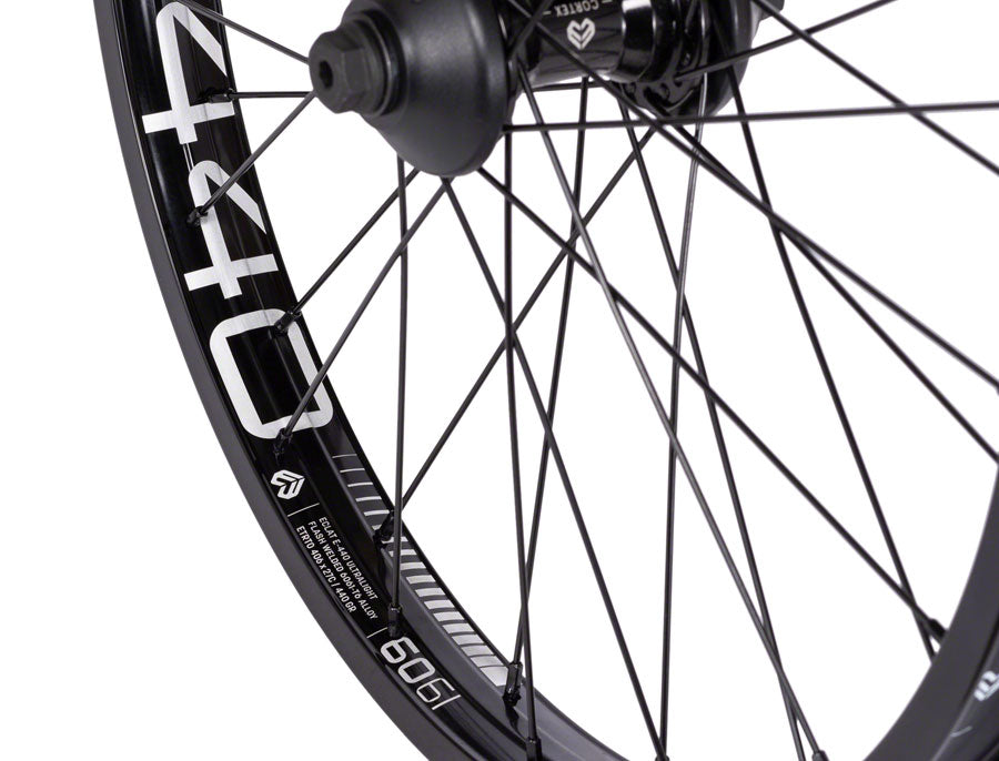 Eclat E440/Cortex Front Wheel - 20", 36H, Black