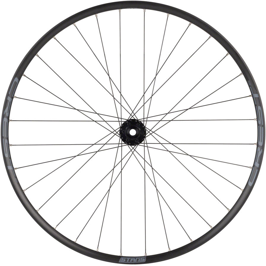 Stan's No Tubes Crest S2 Front Wheel - 29", 15 x 100mm, 6-Bolt, Black