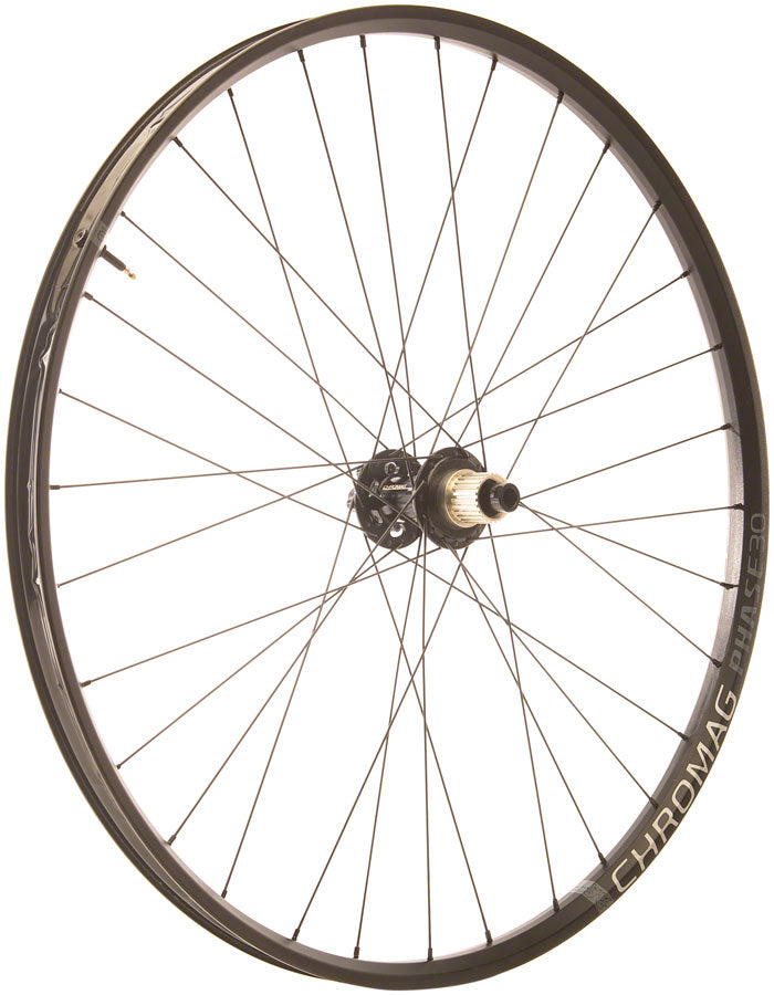 Chromag Phase30 Rear Wheel - 29", 12 x 148mm, 6-Bolt, MicroSpline, Black