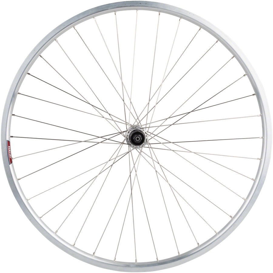 Velocity Cliffhanger Rear Wheel - 700c, QR x 130mm, Rim Brake, HG 10, Silver, Clincher