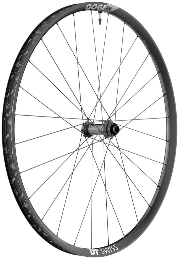 DT Swiss 27.5" M1900 Spline M 1900 Spline MTB Front Bicycle Wheel, Black Double Wall Rim, 28 Spoke