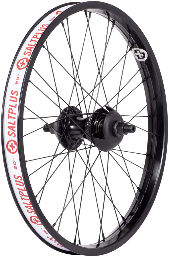 Salt Plus Summit Rear Wheel - 20", 14 x 110mm, Rim Brake, Freecoaster, Black, Clincher