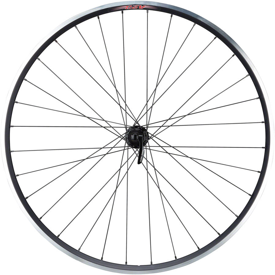 Velocity A23 Rear Wheel 700c QR x 130mm Rim Brake HG 11 Black Tubeless Compatible Clincher