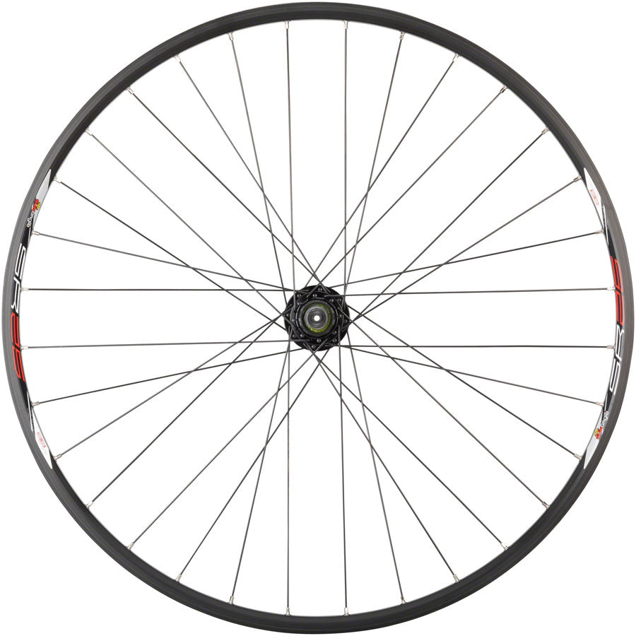SunRingle SR25 29er Disc Brake Rear Wheel - 29", QR x 135mm, 6-Bolt, HG 10, Black, Clincher