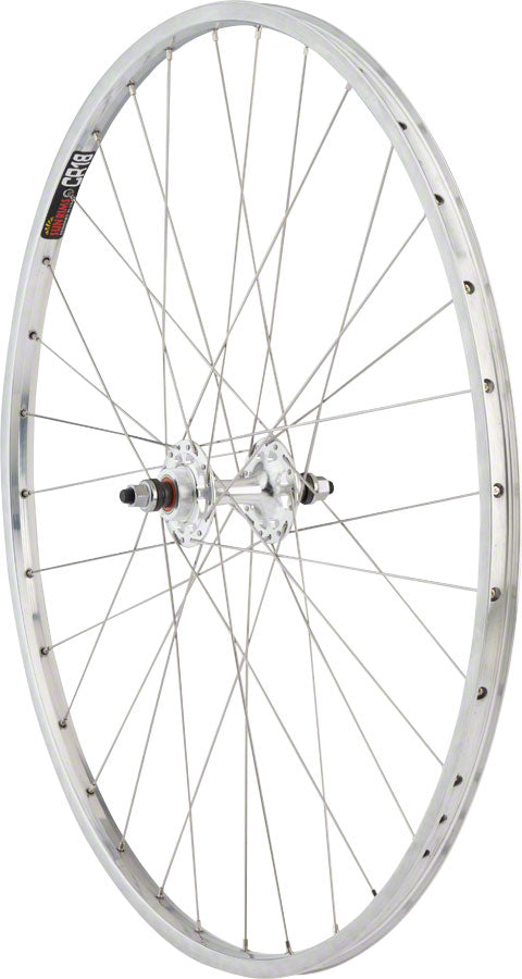 Sun CR-18 Track Rear Wheel 27", 10 x 1 x 120mm, Rim Brake, Fixed/Freewheel, Polished/Silver, Clincher