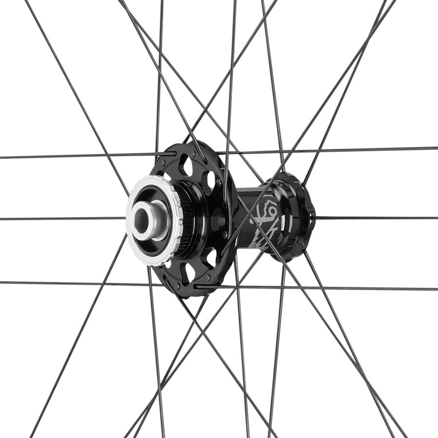 Campagnolo SHAMAL Carbon Disc Front Wheel - 700, 12 x 100mm, Centerlock, Black