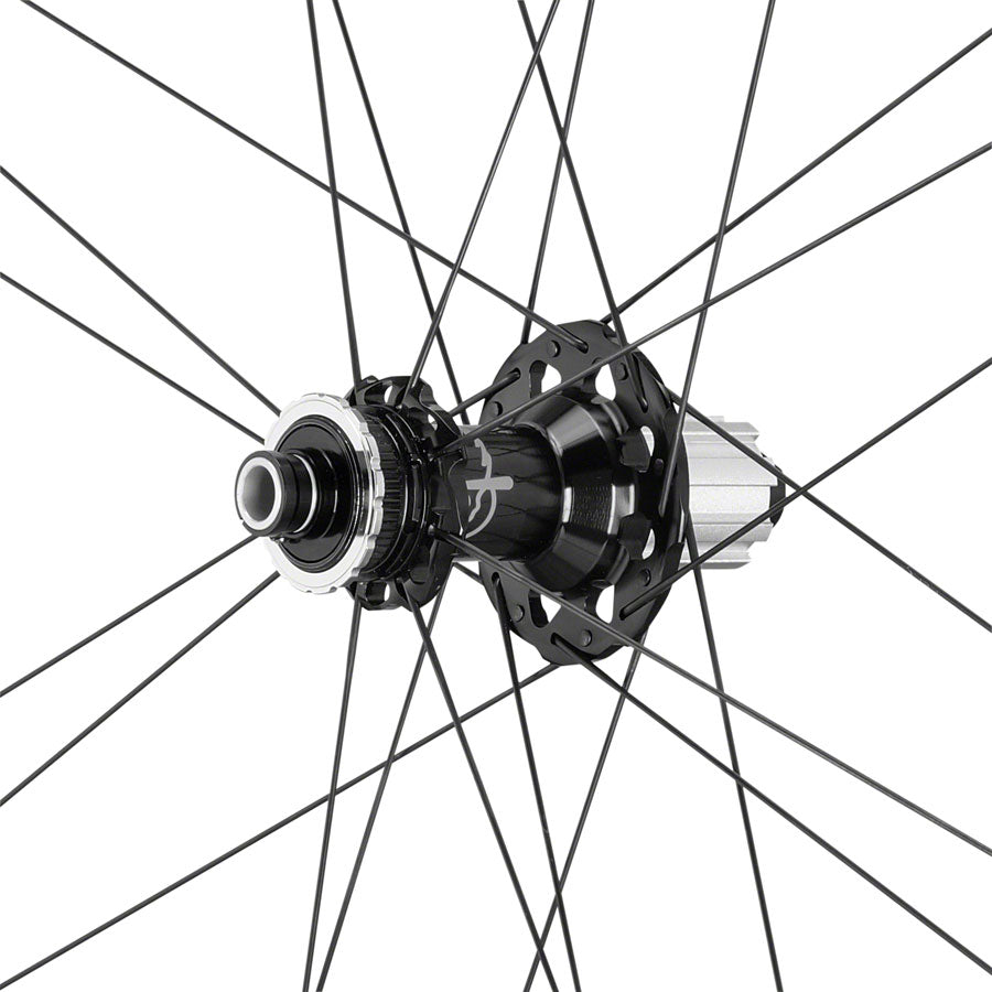 Campagnolo SHAMAL Carbon Disc Rear Wheel - 700, 12 x 100mm/12 x 142mm, Centerlock, N3W, Black