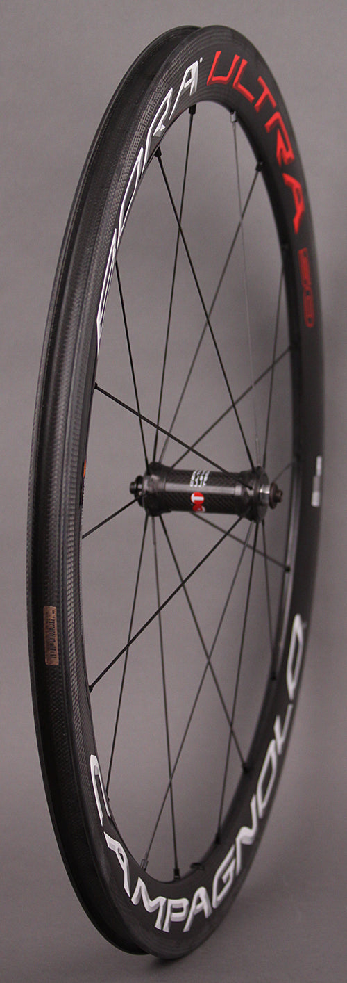 Campagnolo Bora Ultra 50 Carbon Clincher Wheelset Bright Label rim brake
