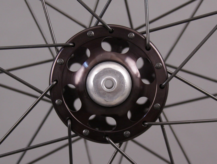 Velocity Deep V Black Singlespeed Track Wheels Paul Hubs Black
