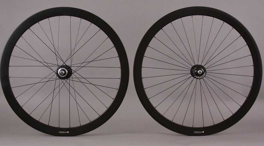 H + Son Formation Face Black Wheelset Miche Track Hubs DT 2.0