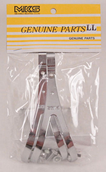 MKS NJS Toe Clips With Hardware XL Large