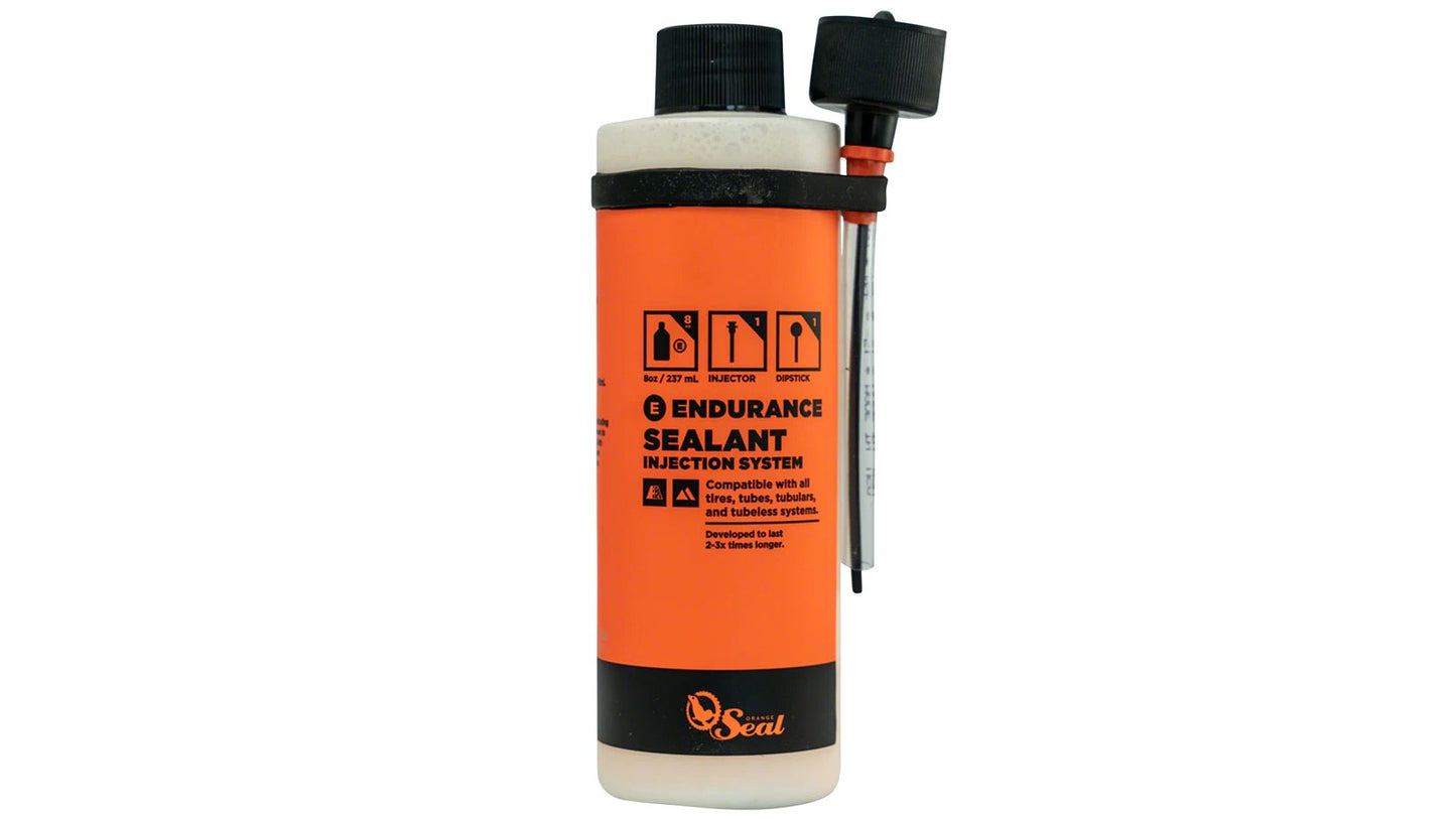 Orange Seal Endurance 8oz Tubeless Tire Sealant with Twist Lock