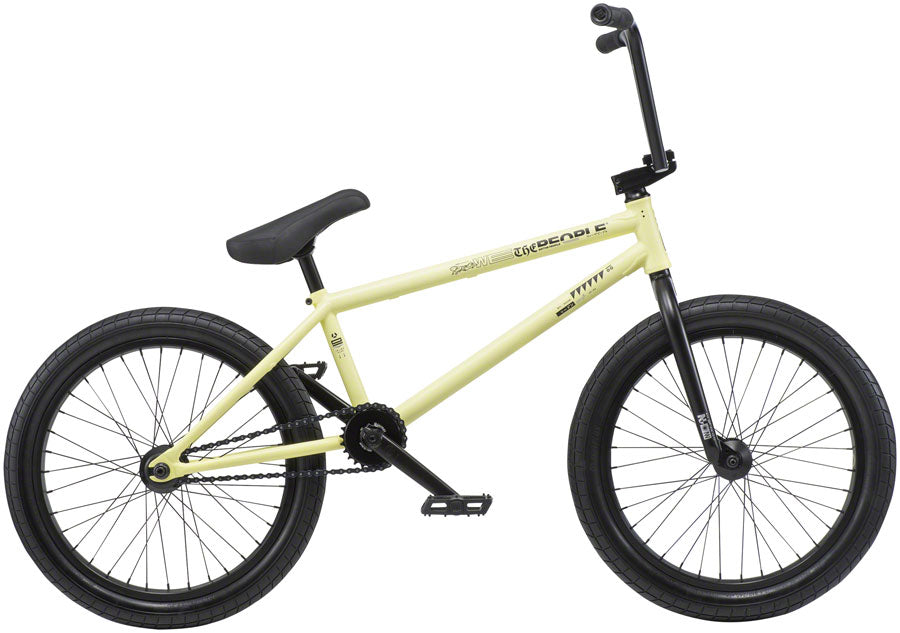 We The People Reason Steel BMX Bike 20.75" TT Pastel Yellow