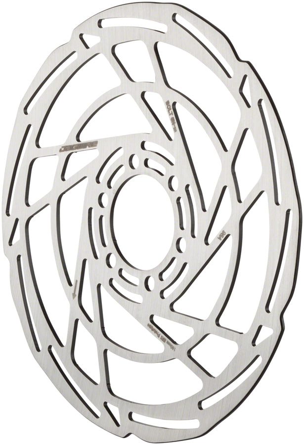 Jagwire Sport SR1 Disc Brake Rotor - 140mm, 6-Bolt, Silver