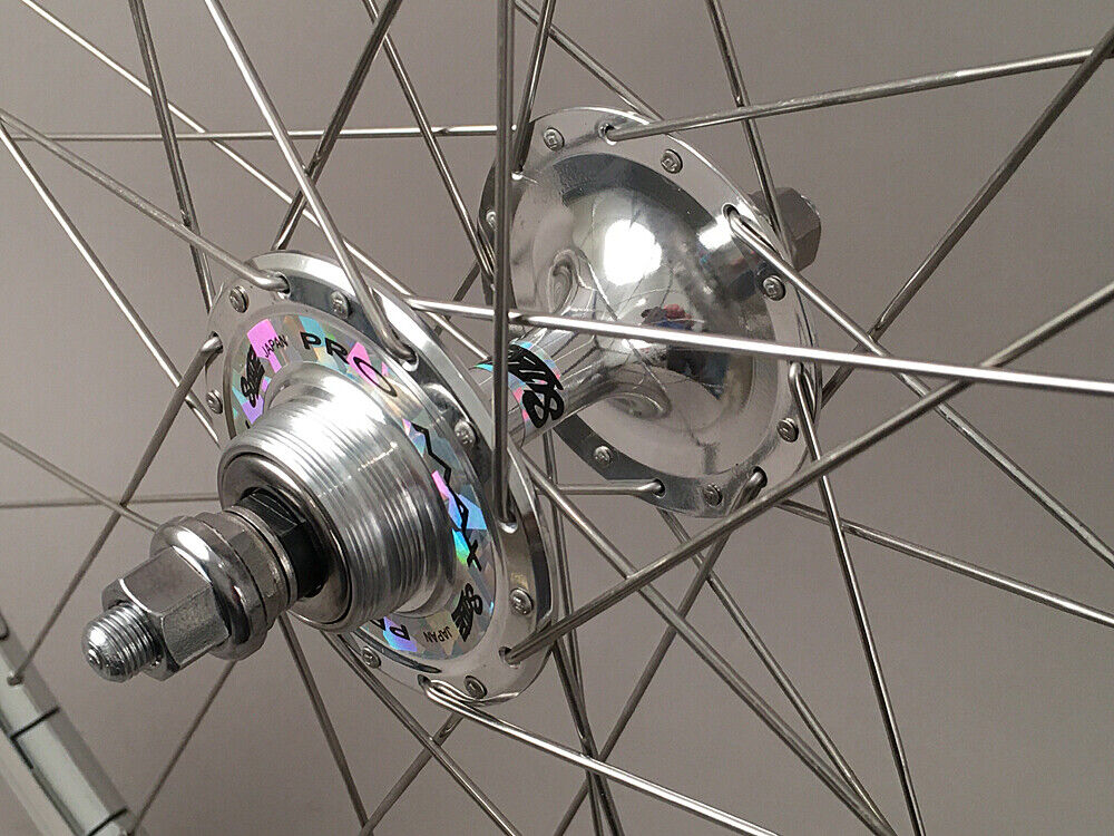 H + Plus Son Silver Archetype w/ 36h Suzue Track Hubs Wheelset