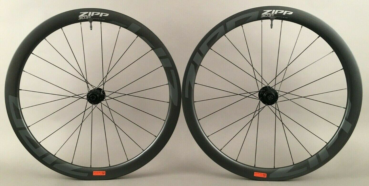 Zipp 303 S Carbon Tubeless Disc Brake Wheelset 1530 Grams