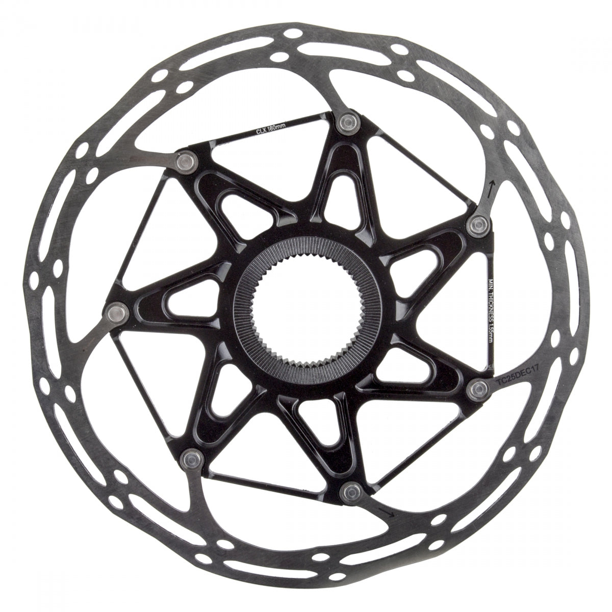 Brake Part Sram Disc Rotor 180 C-Line Cl 2-Piece Rounded