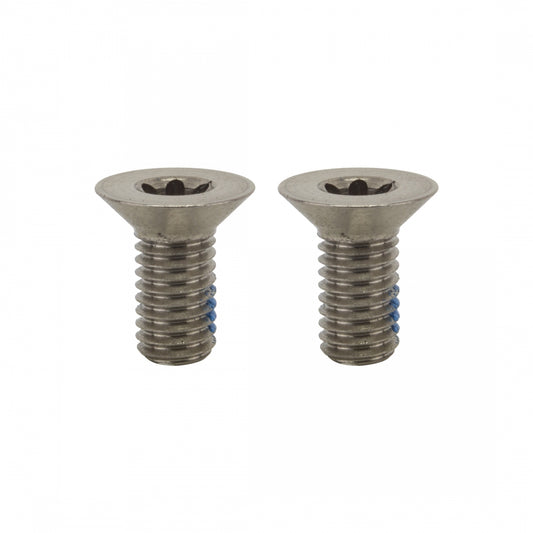 Brake Part Sram Disc Adptr Screws Only 10.7Mm T25 Ss Pair F/Flat Mount Caliper