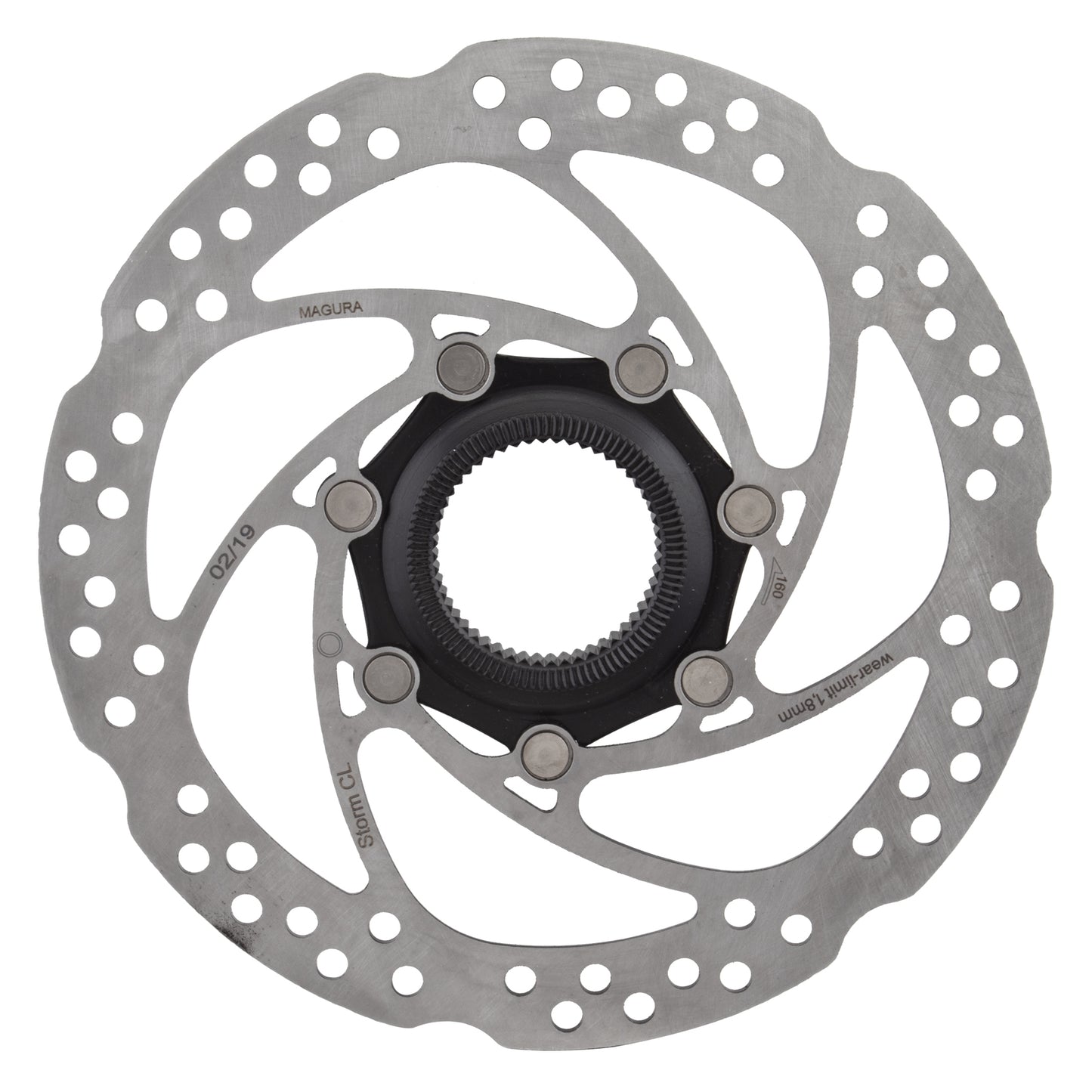 Magura Storm CL Disc Brake Rotor - 160mm, Center Lock, Silver