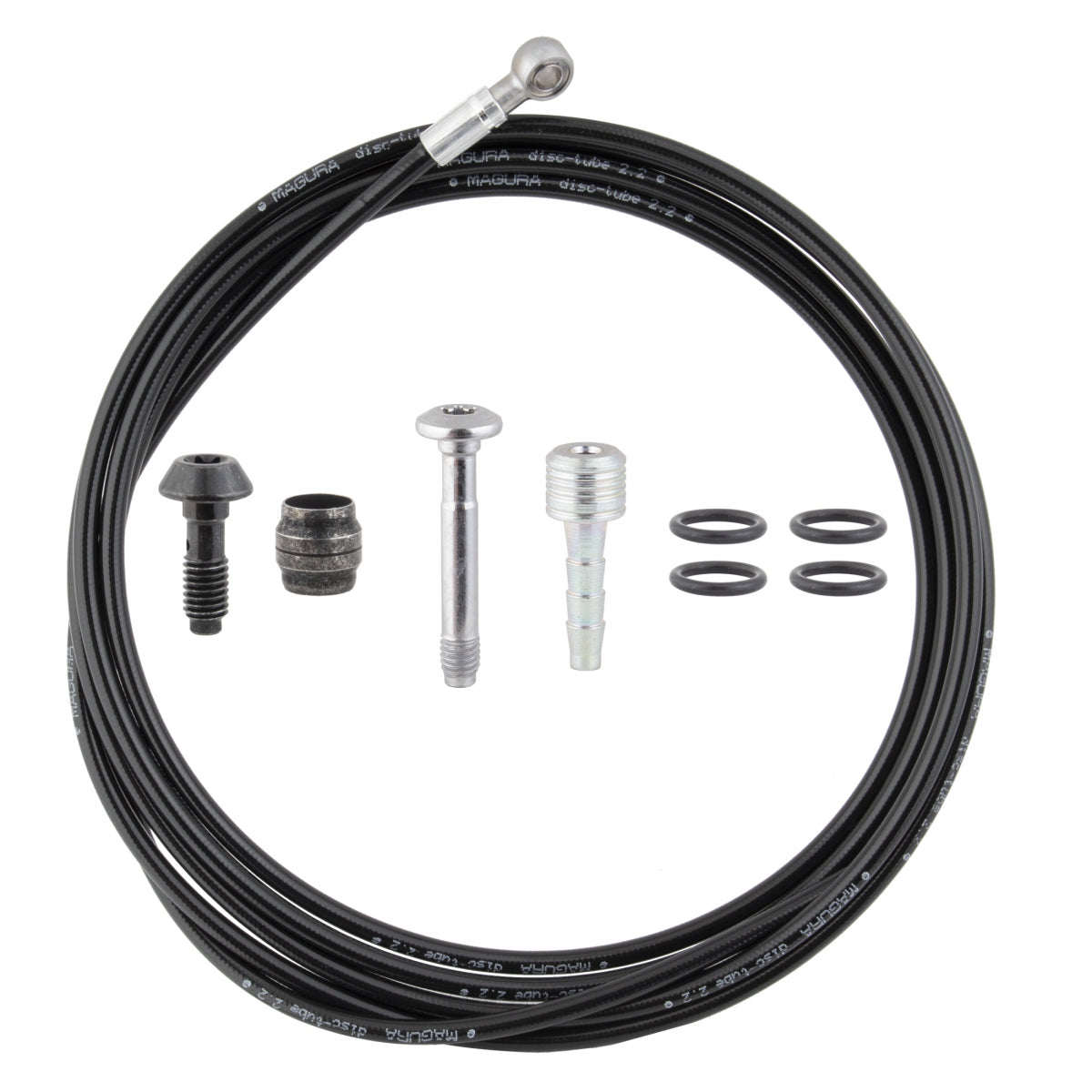 Brake Disc Mag Hyd Hose Kit Mt8/6/4 2500Mm W/Fittings (O)