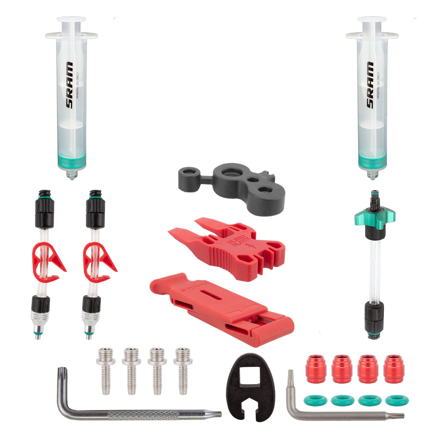 SRAM Bleed Kit Mineral Oil Brake Tools, No Fluid, Bleed Kit