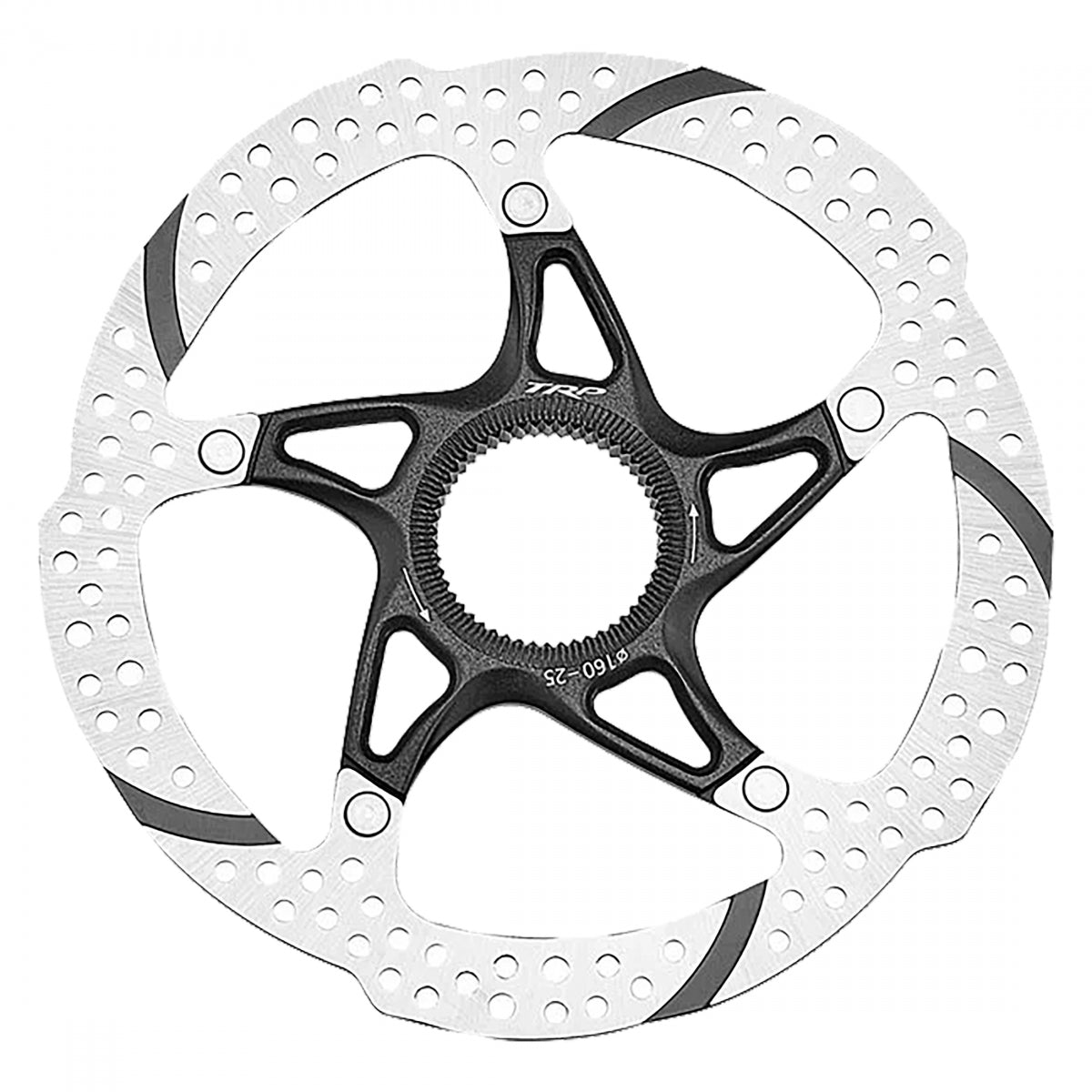 BRAKE PART TRP DISC ROTOR TR-25 160mm CL BK LOCK RING NOT INCLUDED
