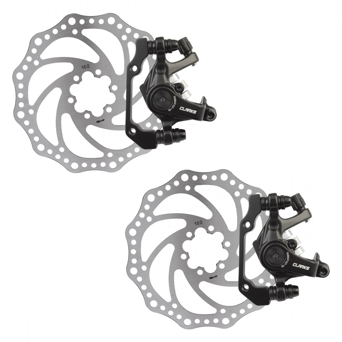 BRAKE DISC CLK CXR-01 MECH F&R 160mm BK