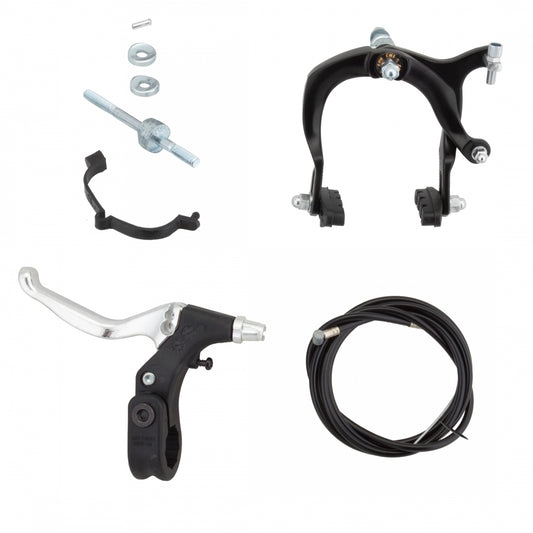 Brakeset Sunlt Mx1000 Aly Rrw/Ft Bolt Bk