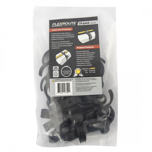CABLE GUIDE COBRA FLEXROUTE GUIDES ONLY LG 9.5-12.7mm 25pk BULK BK