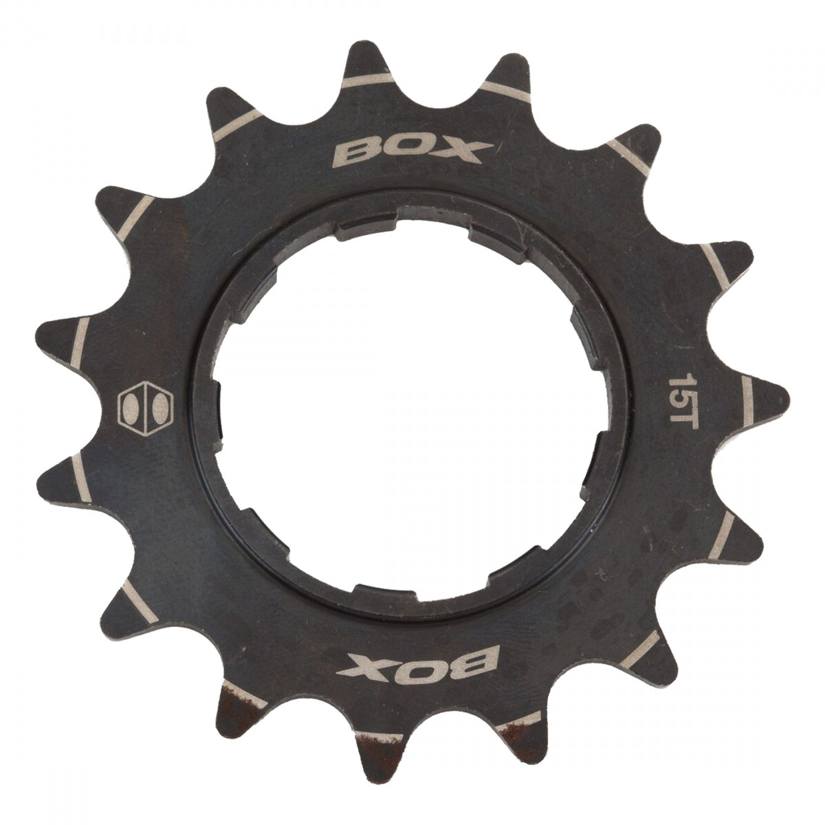 COG BOX ONE CRMO 15T 3/32 f/SGLE SPD CASS BK
