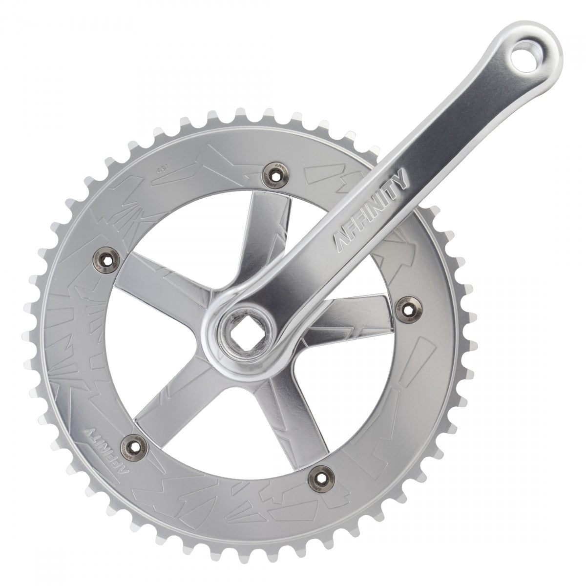 Affinity Pro Track / Single Speed 170mm 49T 1-Speed Square Taper Crank ...