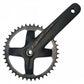 Full Speed Ahead Vero Pro 1x Crankset - 175mm, 10/11-Speed, 42t MegaTooth Chainring, 120BCD, JIS Spindle Interface, N11, Black