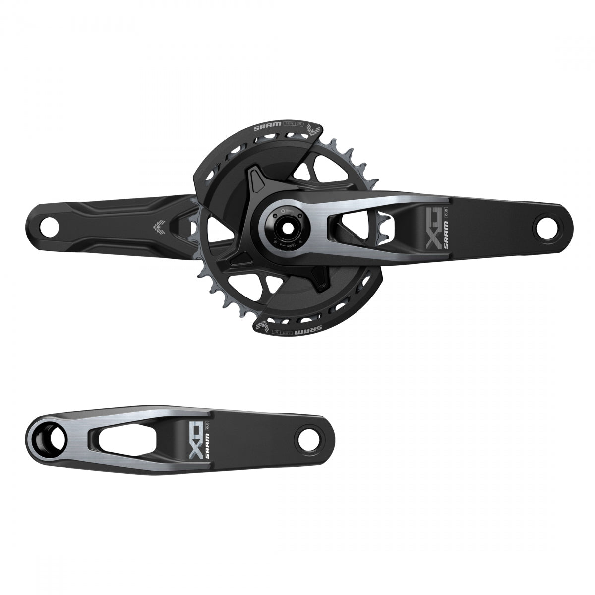 Crankset Sram X0 Eagle 165X32 Q174 Cl55 Dub 2-Guards Nobb Bk T-Type V2 ...