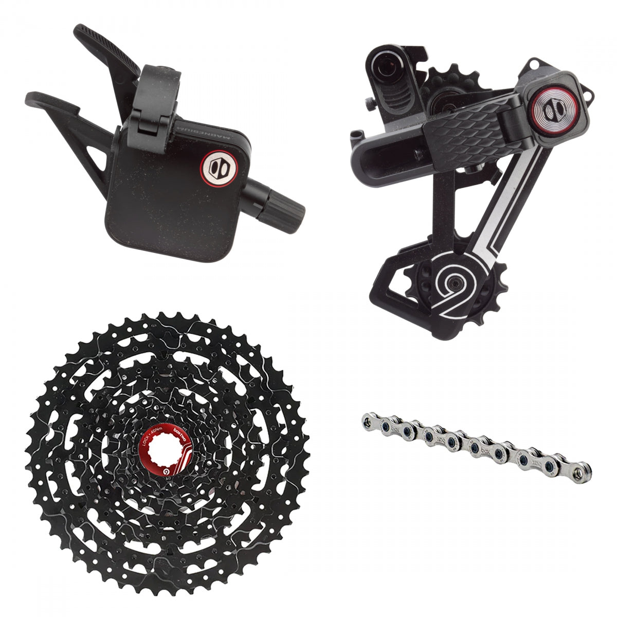 GROUP KIT BOX TWO PRIME 9 X-WIDE/MULTI RD/TRIGGER-SHIFTER/CHAIN/CASS 11-50 GEN-2