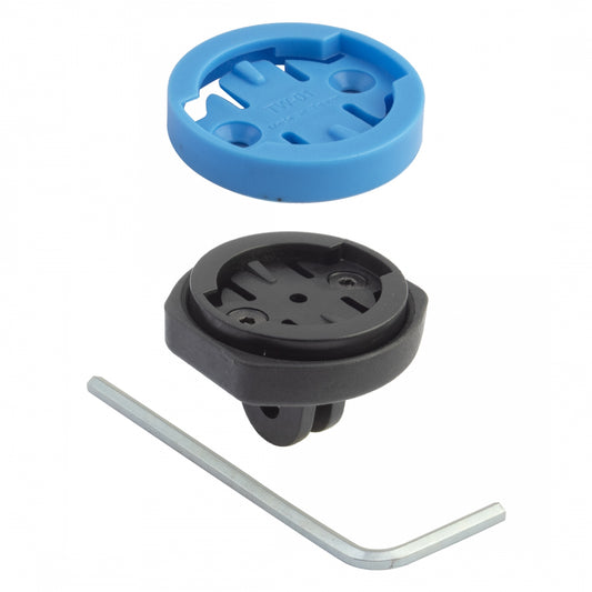 HBAR MOUNT KOM TWO PRONG QUARTER TURN ADAPTER f/GOPRO BK