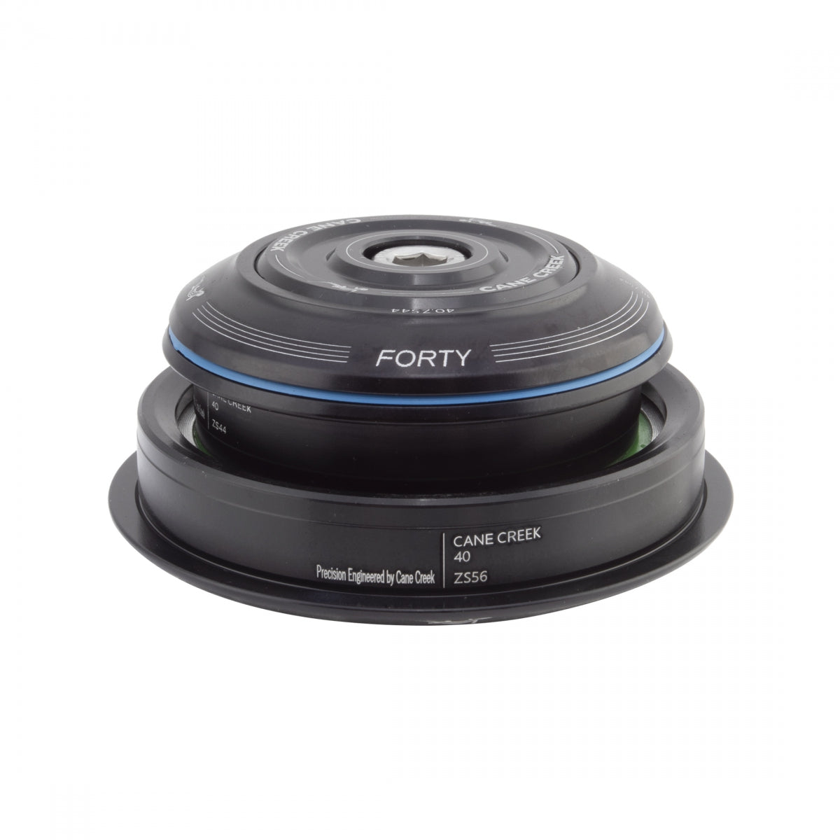 HEADSET CC SEMI-INT 40SERIES 1-1/8x1.5CART 40mmCROWN TAPER STEERER BK ZS44/28.6|ZS56/40