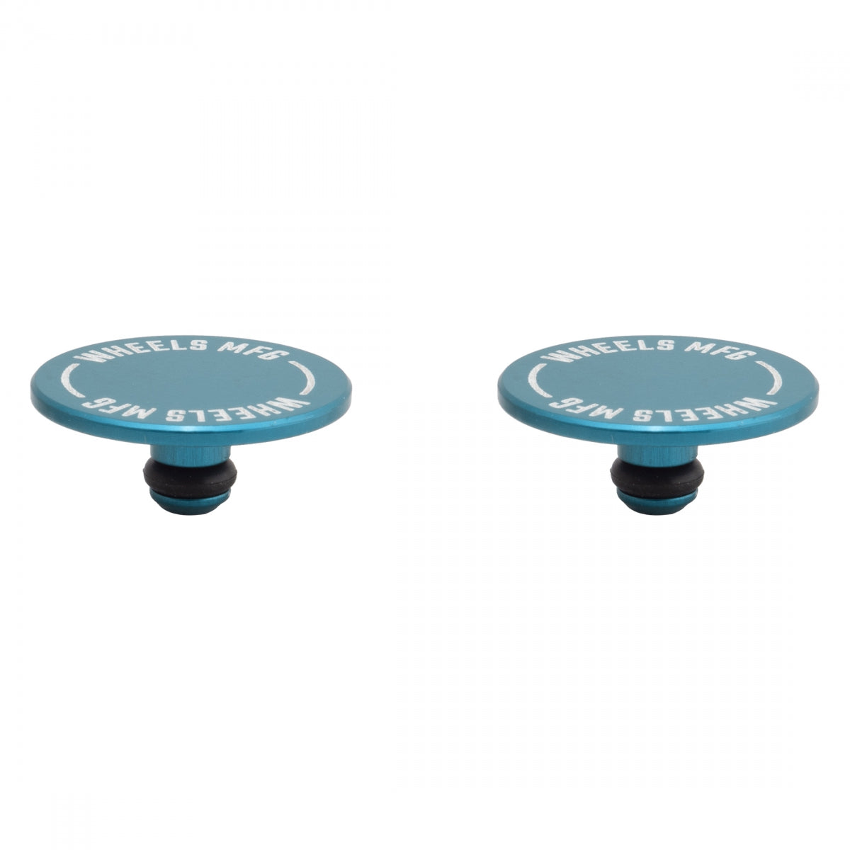 Hub Skewer Wmfg Thru Axle Cap Set Teal